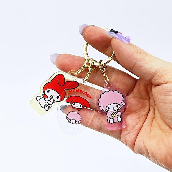 サンリオ マイメロディ 3チャームキーホルダー Sanrio 商品画像3：キャラグッズPERFECT WORLD TOKYO