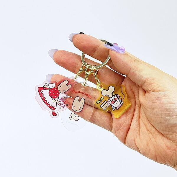サンリオ マロンクリーム 3チャームキーホルダー Sanrio 商品画像3：キャラグッズPERFECT WORLD TOKYO