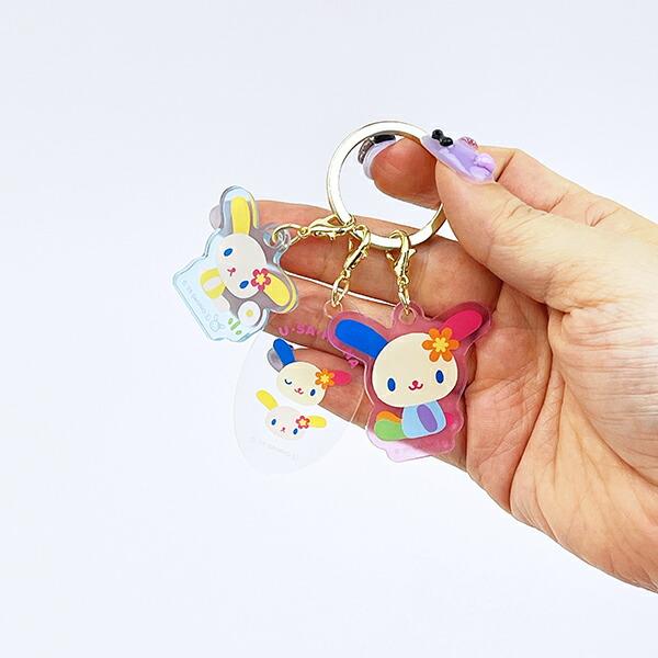サンリオ ウサハナ 3チャームキーホルダー Sanrio 商品画像3：キャラグッズPERFECT WORLD TOKYO