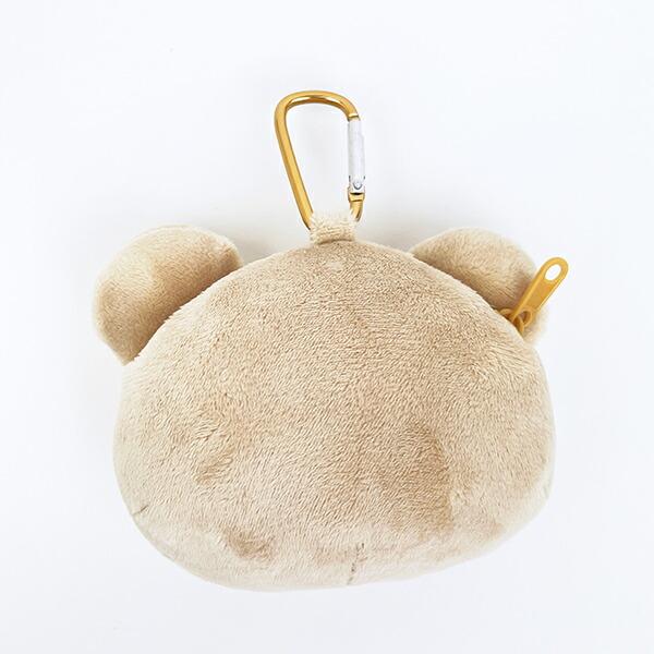 リラックマ カラビナ付きぬいぐるみファスナマスコット ポーチ 商品画像3：キャラグッズPERFECT WORLD TOKYO
