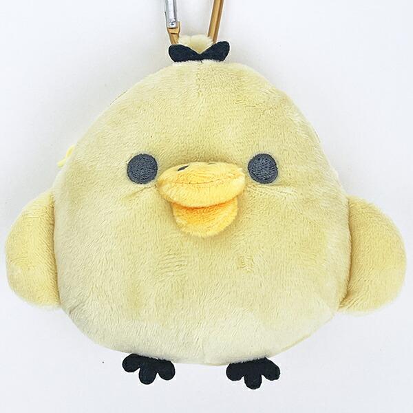 リラックマ キイロイトリ カラビナ付きぬいぐるみファスナマスコット ポーチ 商品画像2：キャラグッズPERFECT WORLD TOKYO