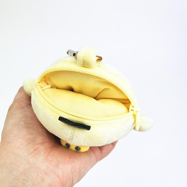 リラックマ キイロイトリ カラビナ付きぬいぐるみファスナマスコット ポーチ 商品画像4：キャラグッズPERFECT WORLD TOKYO
