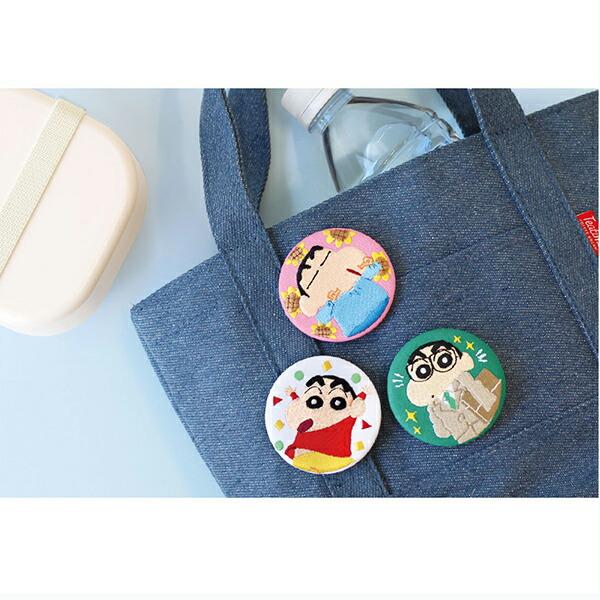 クレヨンしんちゃん シークレット刺繍缶バッジ 全12種 いろんなしんちゃん コンプリートBOX 商品画像4：キャラグッズPERFECT WORLD TOKYO