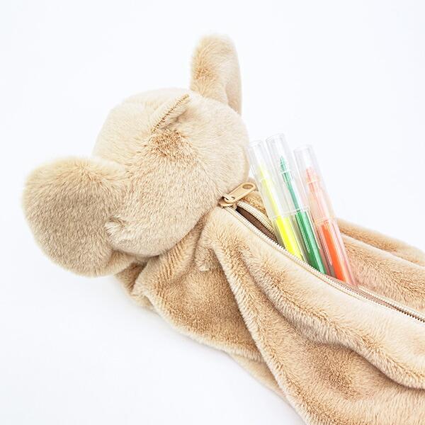 トムとジェリー ジェリー ぬいぐるみペンポーチ (ダスティーカラー) 文具 商品画像4：キャラグッズPERFECT WORLD TOKYO