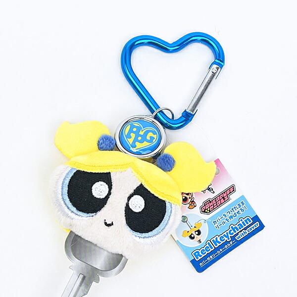 パワーパフガールズ バブルス カバー付きリールキーホルダー パワパフ 商品画像2：キャラグッズPERFECT WORLD TOKYO