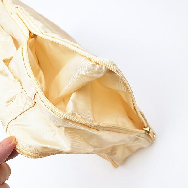 リラックマ フェイス 圧縮ポーチ ベージュ 旅行 トラベル 商品画像4：キャラグッズPERFECT WORLD TOKYO