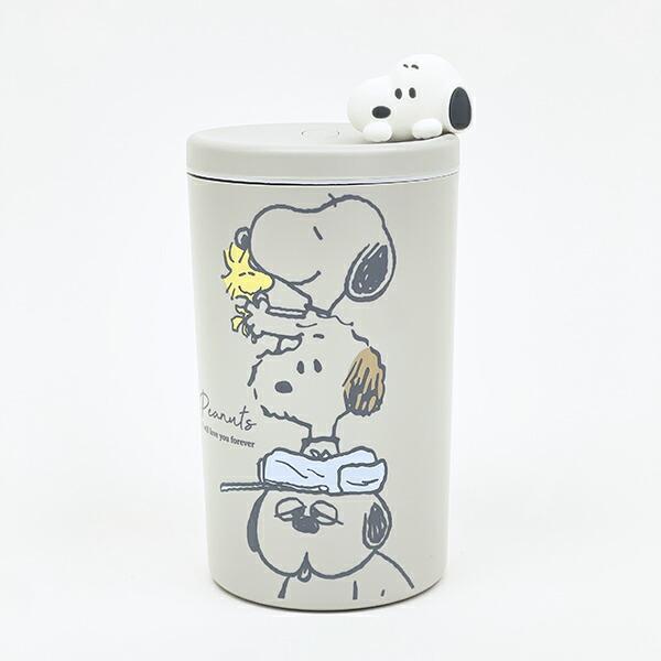 スヌーピー マスコット付きスリム加湿器 (グレー） SNOOPY