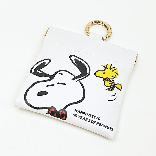 スヌーピー Dancing カナビラ付きバネケース PEANUTS 75th SNOOPY 商品画像2：キャラグッズPERFECT WORLD TOKYO