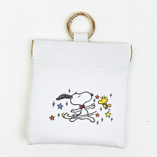 スヌーピー Dancing カナビラ付きバネケース PEANUTS 75th SNOOPY 商品画像3：キャラグッズPERFECT WORLD TOKYO