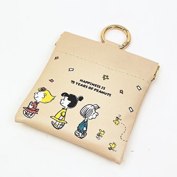 スヌーピー Celebrate カナビラ付きバネケース PEANUTS 75th SNOOPY 商品画像3：キャラグッズPERFECT WORLD TOKYO
