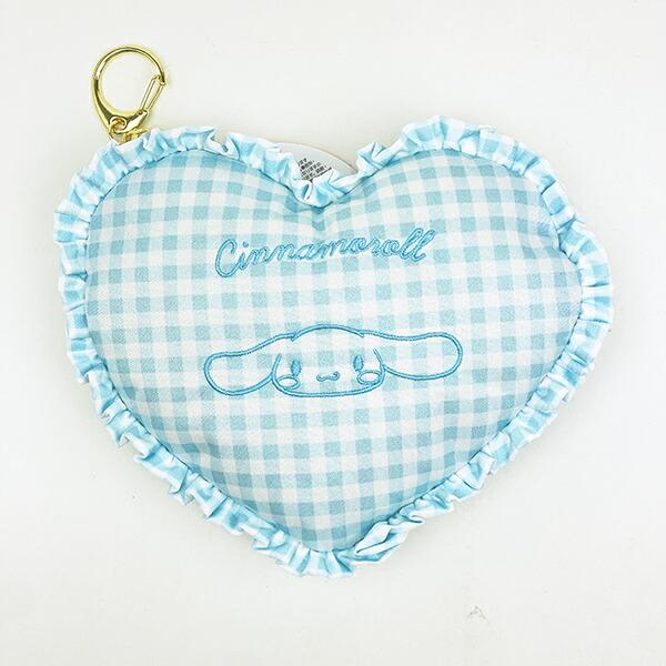 サンリオ シナモロール サンリオキャラクターズ ハートクッションポーチ シナ･･･