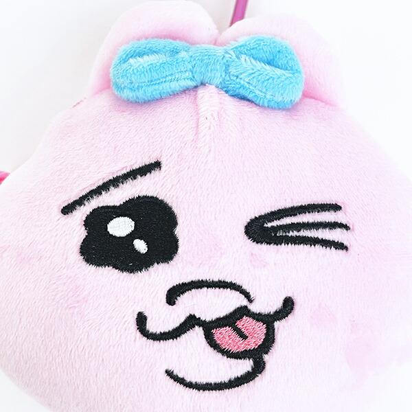 おぱんちゅうさぎ てへぺろ カラビナ付きぬいぐるみファスナマスコット ポーチ 商品画像2：キャラグッズPERFECT WORLD TOKYO