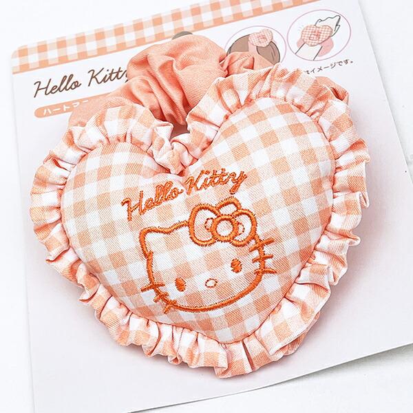 サンリオ ハローキティ ハートマスコットシュシュ Sanrio 商品画像2：キャラグッズPERFECT WORLD TOKYO