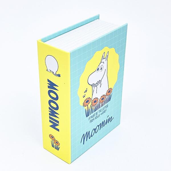 ムーミン ブック型ボックス color of funny ショートワイド MOOMIN