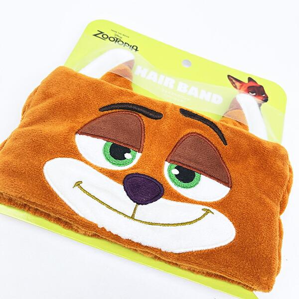 ディズニー ズートピア ニック・ワイルド フェイスヘアバンド Disney 商品画像2：キャラグッズPERFECT WORLD TOKYO