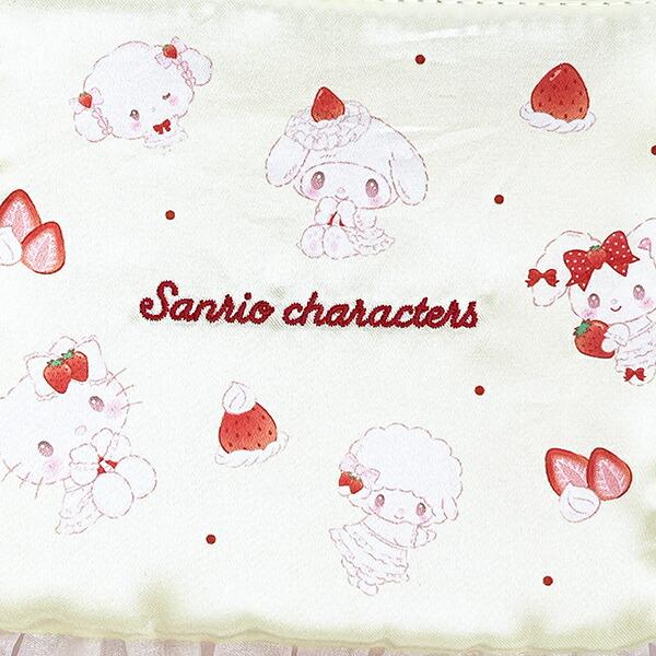 サンリオキャラクターズ フリルティッシュポーチ (ショートケーキ) スイートケーキコレクション Sanrio 商品画像2：キャラグッズPERFECT WORLD TOKYO