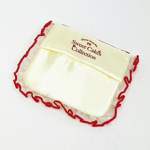 サンリオキャラクターズ フリルティッシュポーチ (ショートケーキ) スイートケーキコレクション Sanrio 商品画像3：キャラグッズPERFECT WORLD TOKYO