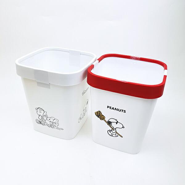 スヌーピー ストックスストッパー付きダストボックス (KEEPIT) SNOOPY 商品画像8：キャラグッズPERFECT WORLD TOKYO