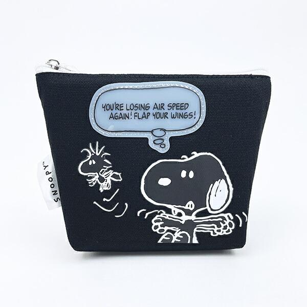 スヌーピー コミックスタイルマルチケース (ブラック) SNOOPY