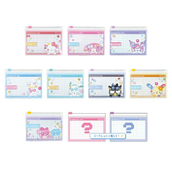 サンリオキャラクターズ シークレットスライドポーチ 全10種 コンプリートBOX でこらちっく Sanrio 商品画像2：キャラグッズPERFECT WORLD TOKYO