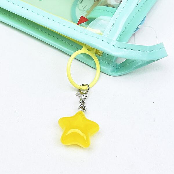 クレヨンしんちゃん パジャマ ビーズチャーム付きクリアペンポーチ 文具 商品画像4：キャラグッズPERFECT WORLD TOKYO