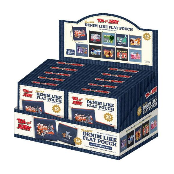 トムとジェリー トレーディングデニム風フラットポーチ 全10種 コンプリートB･･･