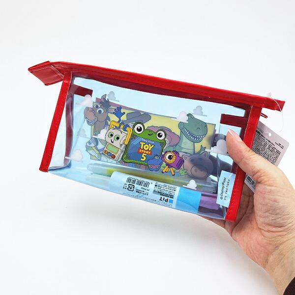 ディズニー トイストーリー5 フチイロボリュームポーチ 集合 Disney 商品画像4：キャラグッズPERFECT WORLD TOKYO
