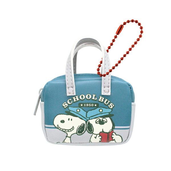 スヌーピー ミニボストンバッグ型ポーチ(きょうだいたち) Preppystyle school･･･
