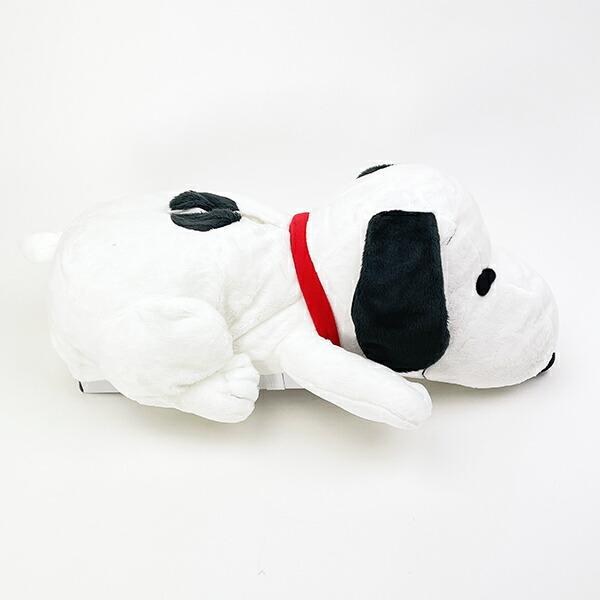 スヌーピー 這い型ティッシュカバー黒 SNOOPY 商品画像3：キャラグッズPERFECT WORLD TOKYO