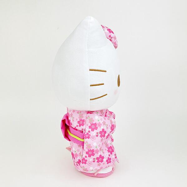 サンリオ ハローキティ 桜着物 ぬいぐるみ(M) Sanrio 商品画像3：キャラグッズPERFECT WORLD TOKYO