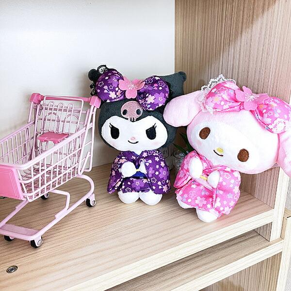 サンリオ マイメロディ ぬいぐるみエコバッグ 桜着物 Sanrio 商品画像6：キャラグッズPERFECT WORLD TOKYO