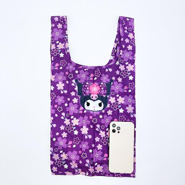 サンリオ クロミ ぬいぐるみエコバッグ 桜着物 Sanrio 商品画像3：キャラグッズPERFECT WORLD TOKYO