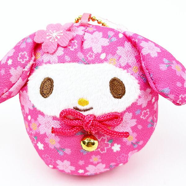 サンリオ マイメロディ 桜だるま マスコット ぬいぐるみ 商品画像2：キャラグッズPERFECT WORLD TOKYO