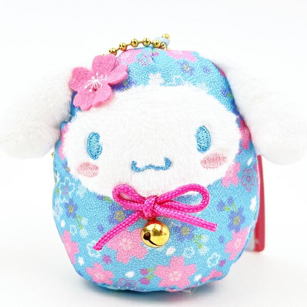 サンリオ シナモロール 桜だるま マスコット ぬいぐるみ 商品画像2：キャラグッズPERFECT WORLD TOKYO