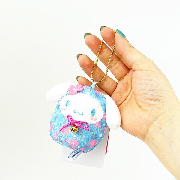 サンリオ シナモロール 桜だるま マスコット ぬいぐるみ 商品画像4：キャラグッズPERFECT WORLD TOKYO