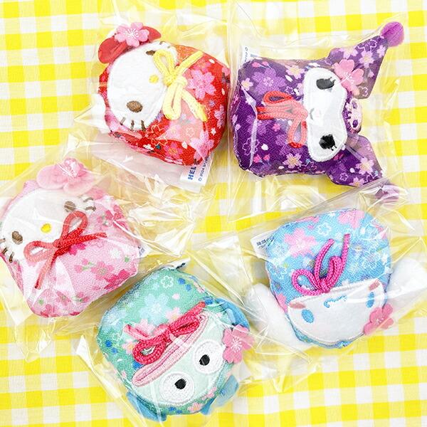 サンリオ ハンギョドン  桜だるま マグネット ブルー マスコット 商品画像4：キャラグッズPERFECT WORLD TOKYO