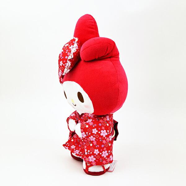 サンリオ マイメロディ 桜着物 M ぬいぐるみ レッド 商品画像3：キャラグッズPERFECT WORLD TOKYO