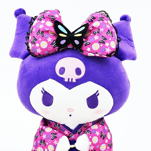 サンリオ クロミ ちょうちょ着物 M ぬいぐるみ パープル 商品画像2：キャラグッズPERFECT WORLD TOKYO