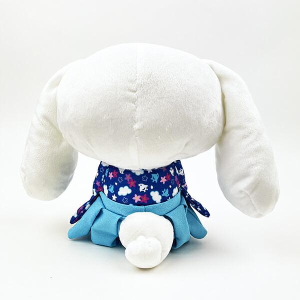 サンリオ シナモロール 千鳥着物 M ぬいぐるみ ブルー 商品画像4：キャラグッズPERFECT WORLD TOKYO