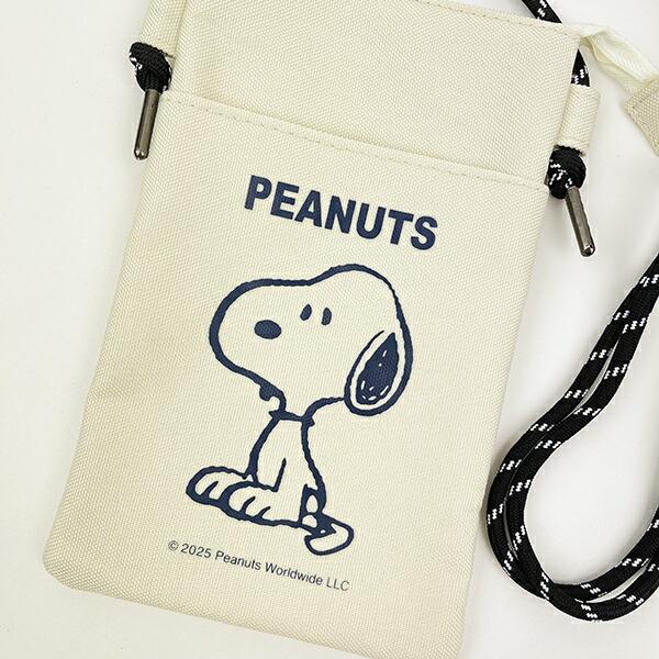 スヌーピー ファスナーサコッシュ 座り バッグ SNOOPY 商品画像2：キャラグッズPERFECT WORLD TOKYO