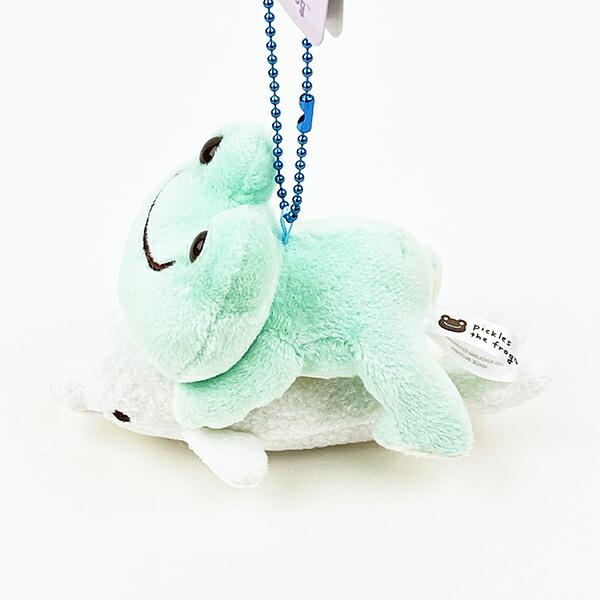 かえるのピクルス 海のおともだち ペア マスコット グリーン ぬいぐるみ ボールチェーン 商品画像3：キャラグッズPERFECT WORLD TOKYO