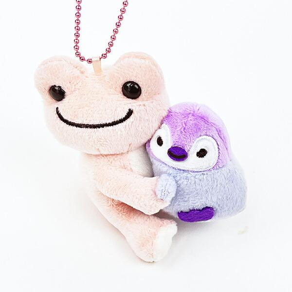 かえるのピクルス 海のおともだち ペア マスコット ピンク ぬいぐるみ ボールチェーン 商品画像2：キャラグッズPERFECT WORLD TOKYO