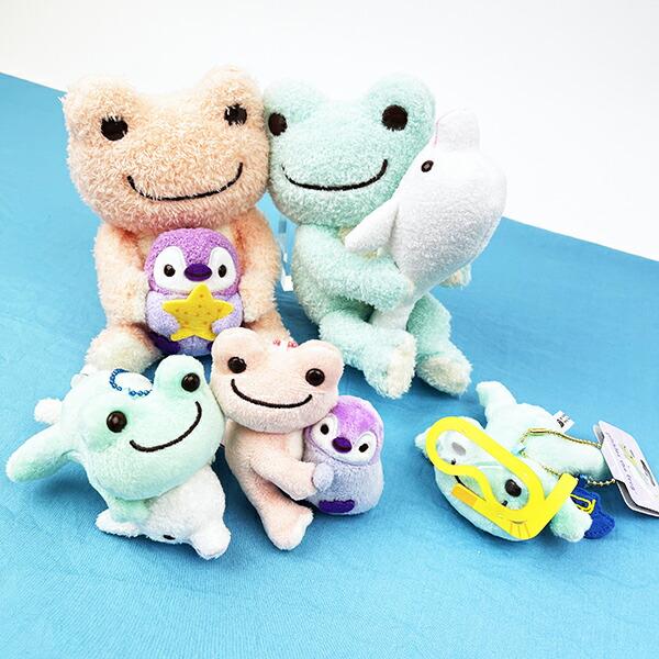 かえるのピクルス 海のおともだち マスコット シュノーケル グリーン ぬいぐるみ ボールチェーン 商品画像7：キャラグッズPERFECT WORLD TOKYO
