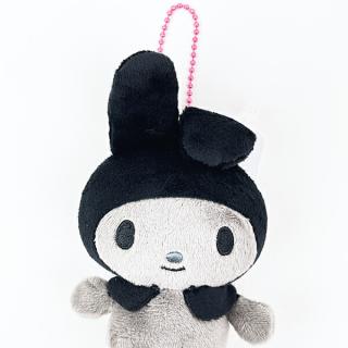フラット　マイメロディ ファスナーマスコット　平成レトロ　サンリオ サンリオ マスコットコレクション マイメロディ ブラック ぬいぐるみ
