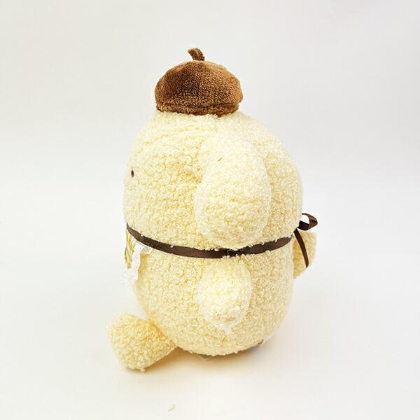 サンリオ ポムポムプリン さくらんぼチェック S ぬいぐるみ イエロー 商品画像3：キャラグッズPERFECT WORLD TOKYO