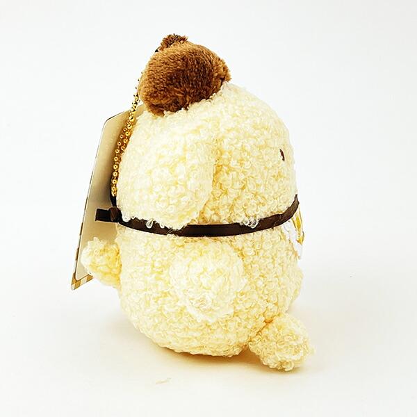 サンリオ ポムポムプリン さくらんぼチェック マスコット ぬいぐるみ イエロー 商品画像3：キャラグッズPERFECT WORLD TOKYO