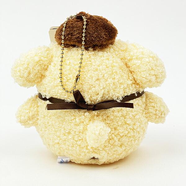 サンリオ ポムポムプリン さくらんぼチェック マスコット ぬいぐるみ イエロー 商品画像4：キャラグッズPERFECT WORLD TOKYO