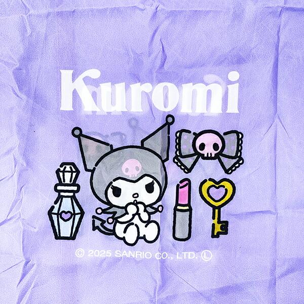 サンリオ クロミ ぬいぐるみエコバッグ スタンダード バッグ マスコット カラビナ付 商品画像3：キャラグッズPERFECT WORLD TOKYO