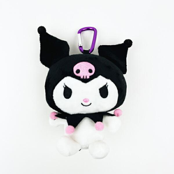 サンリオ クロミ ぬいぐるみエコバッグ スタンダード バッグ マスコット カラビナ付 商品画像6：キャラグッズPERFECT WORLD TOKYO