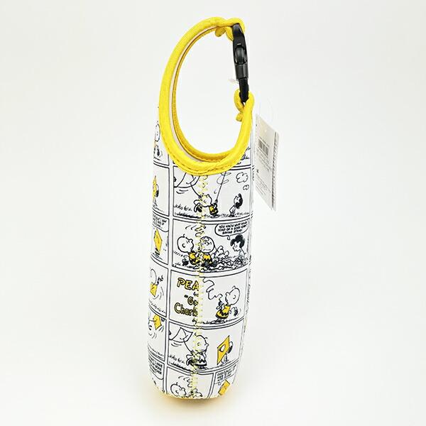 スヌーピー コミック柄 ペットボトルカバー イエロー PEANUTS 75th 商品画像4：キャラグッズPERFECT WORLD TOKYO